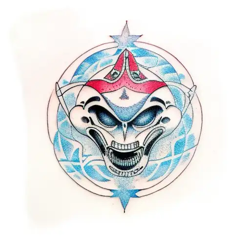 A Psychological Inkblot Test With Alien Symbols Hidden Within