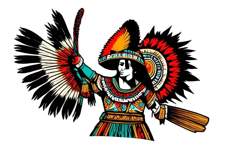 Mexican Aztec Warrior