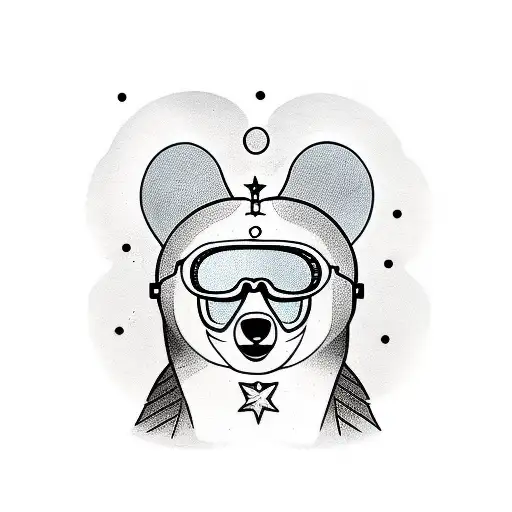 Rad Bear Wearing Sunglasses