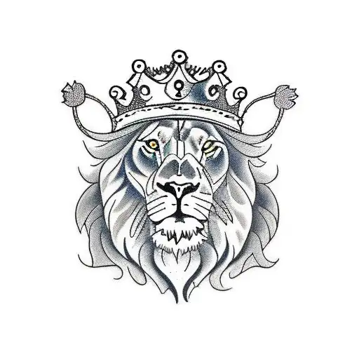 Lion With Crown