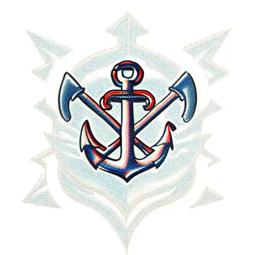 Anchor Crumbling Into Birds