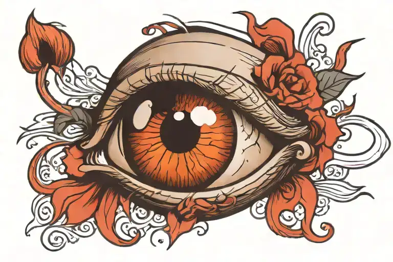 A Eyeball In The Deep Background