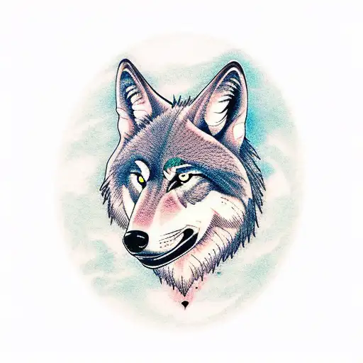 A Wolf On A Mountain