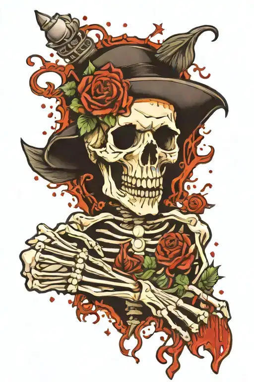 Skeleton Forearm Blood Dripping