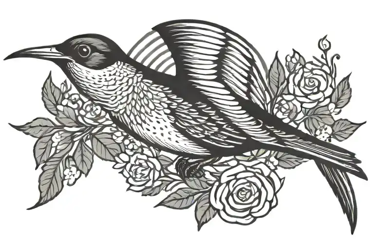 Greek Style Swallow Bird