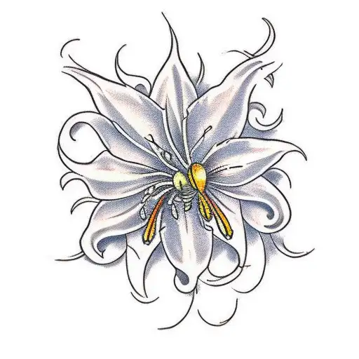 White Spider Lillies