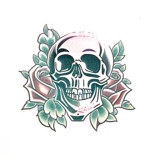 Skull And Roses