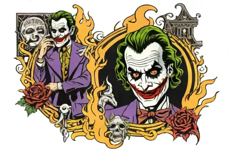 The Joker And Burning City