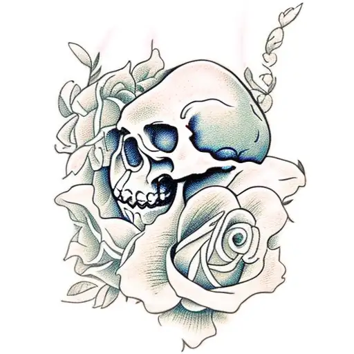 Skeleton With Flowers Inside