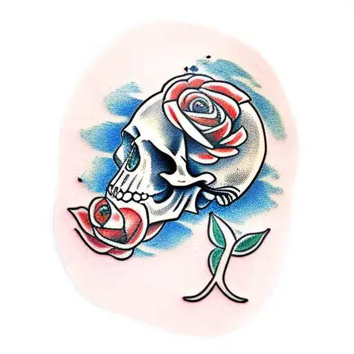 Skull And Roses
