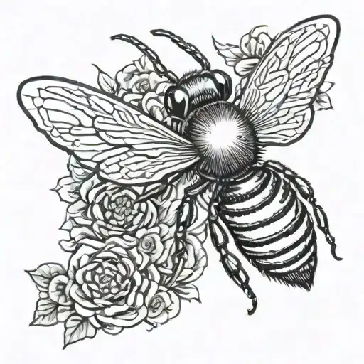 Bee And Comb Design