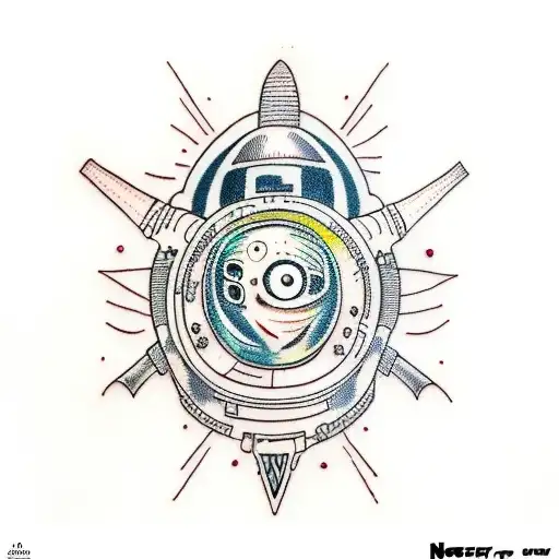 Nave Espacial Y Alien