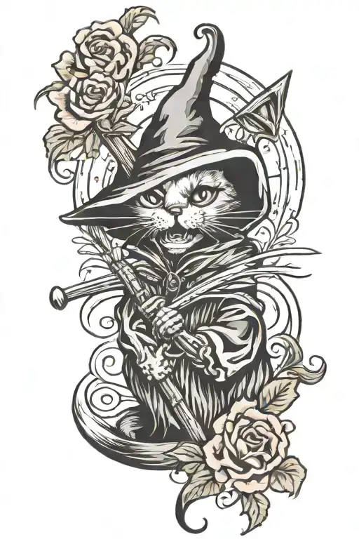 Grim Reaper Cat