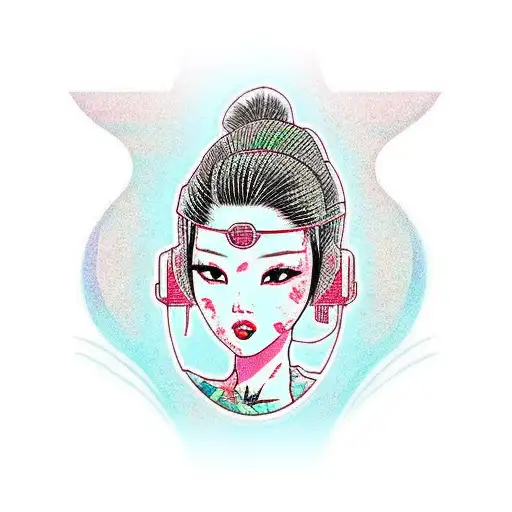 Asian Girl Cyberpunk