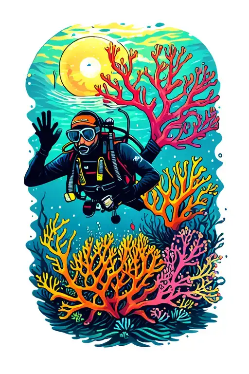 Scuba Diving Coral Reefs And Exotic