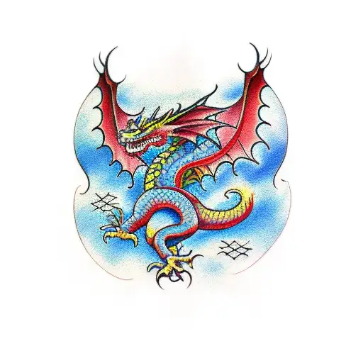 Traditional Dragon Sleeve