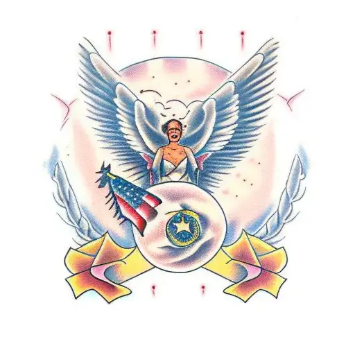 Memorial Angel Clouds