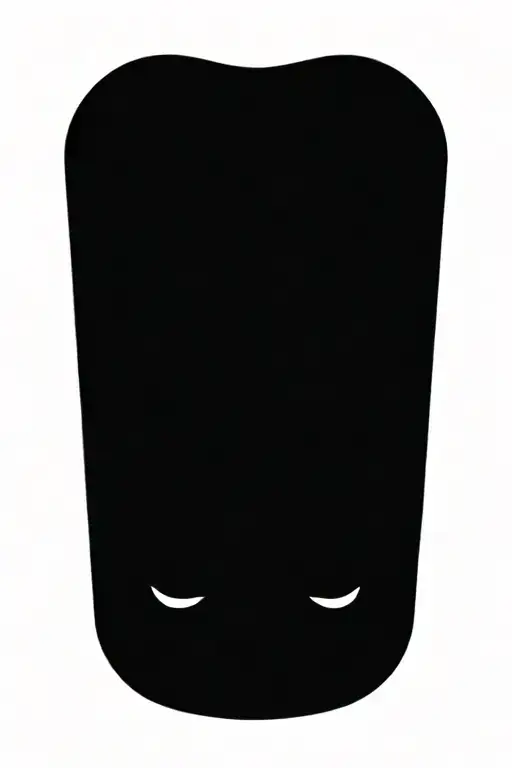 Pinup Girl Goth White Eyes