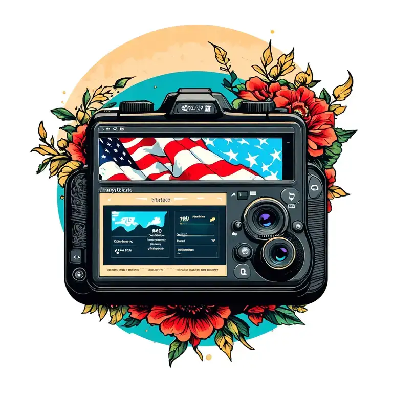 Drone Camera Computer Screen Displaying