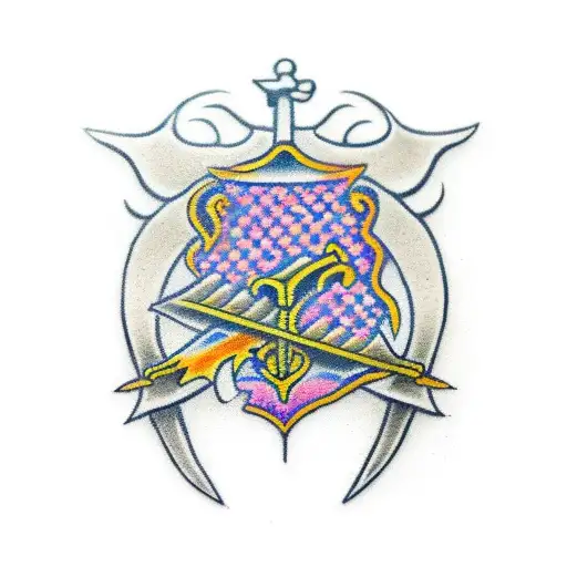 Radiant Rank Badge From Valorant With A Sword