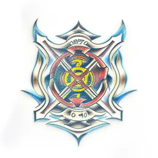 Number 050 Fire Department Emblem