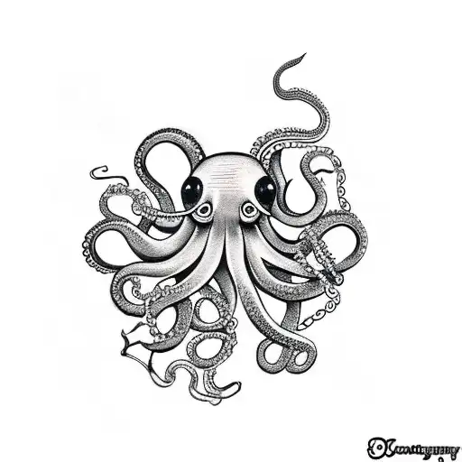 Octopus With An Iron Chain
