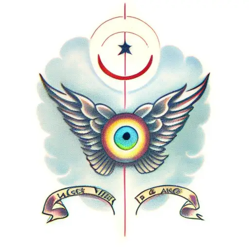 6 Angel Wings With Eyes