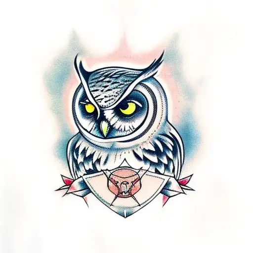 An Owl Will Fly On The Arm