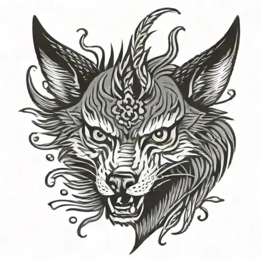 Springbok Head Angry Wolf