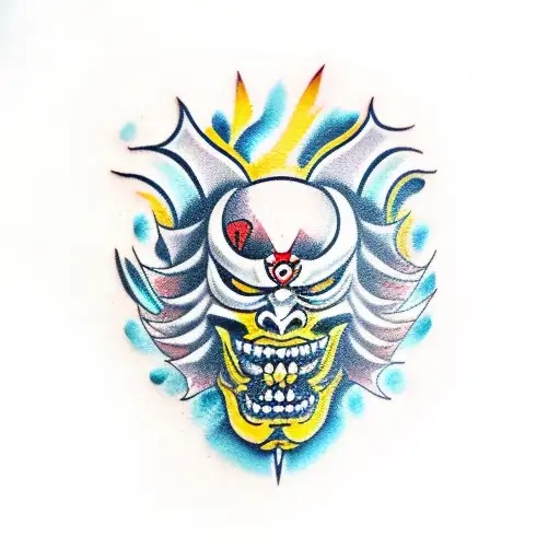Oni Mask With Dagger
