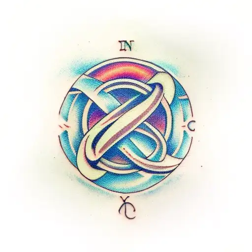 Infinity Symbol With The Name Kerrison Through The Middle