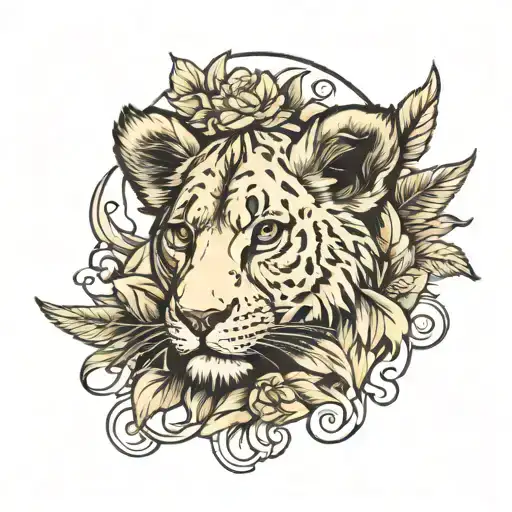 The Lion Cub And The Bird