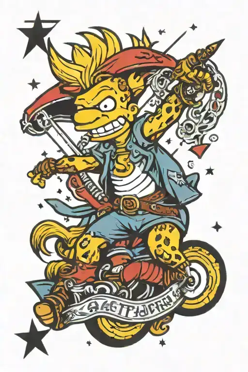 Sagittarius With Bart Simpson