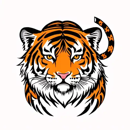 Traditional Style Tiger