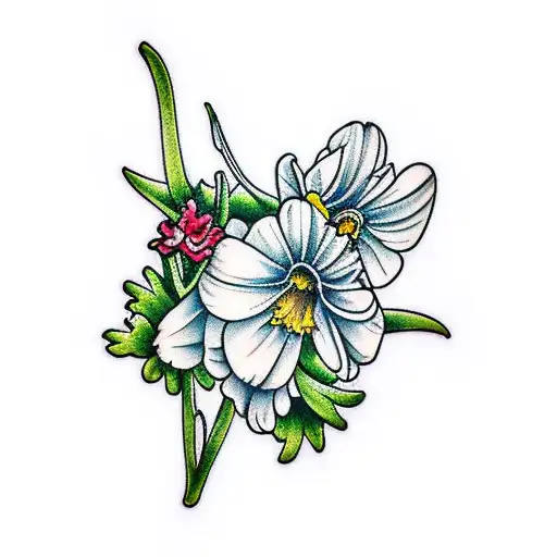 Carnation Narcissus Daisy