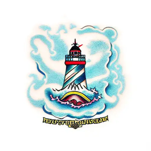 Kign Neptune With Lighthouse