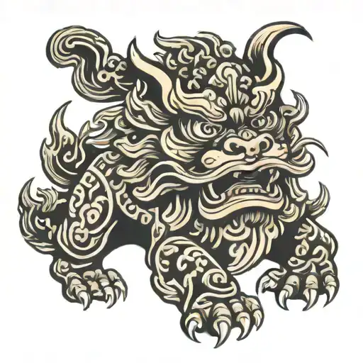 Foo Dog Chinese Traditional Style