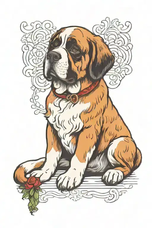 Saint Bernard Stuffed Animal