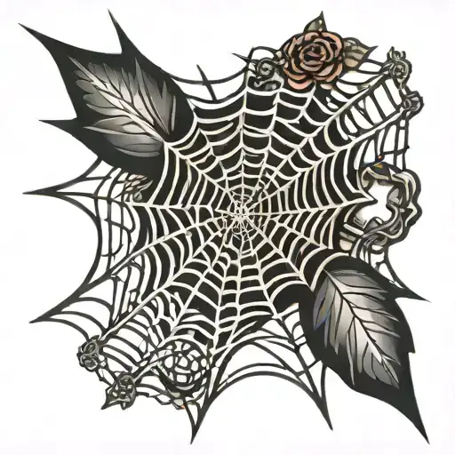 American Traditional Spider Web