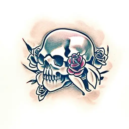 Skull And Roses