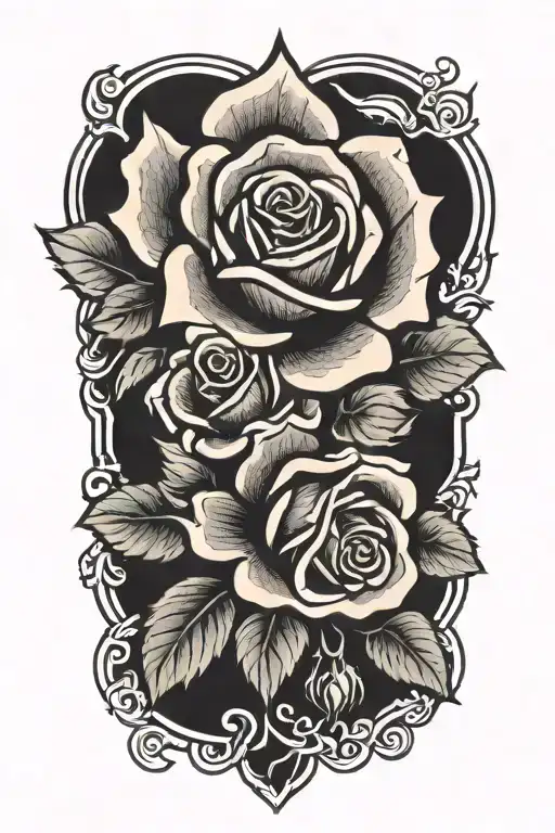 American Traditional Rose Small