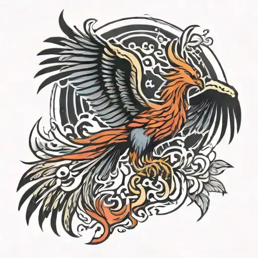 Phoenix Rising From The Ashes
