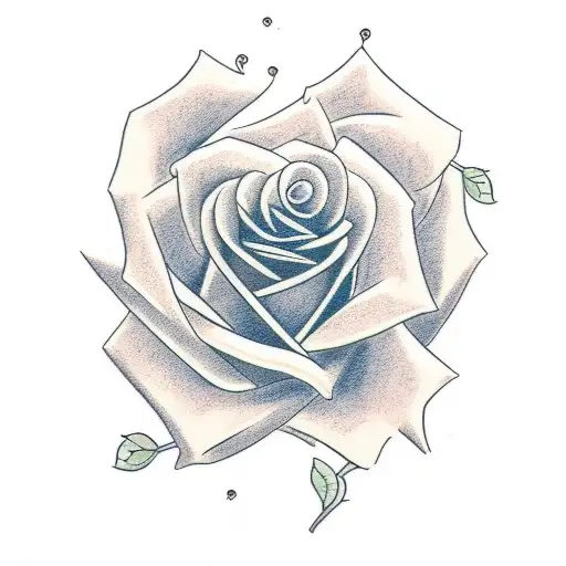 Rose With Text Banner