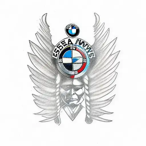 Bmw Logo X Seneca Indian 5 Nations Logo