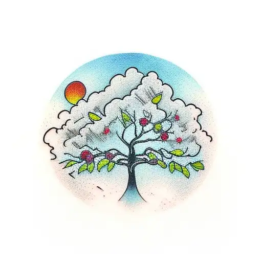 Maquilishuat Tree Growing Out Of Violin