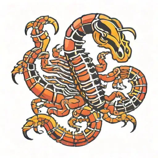 Scorpion Durango Mexico Tatto