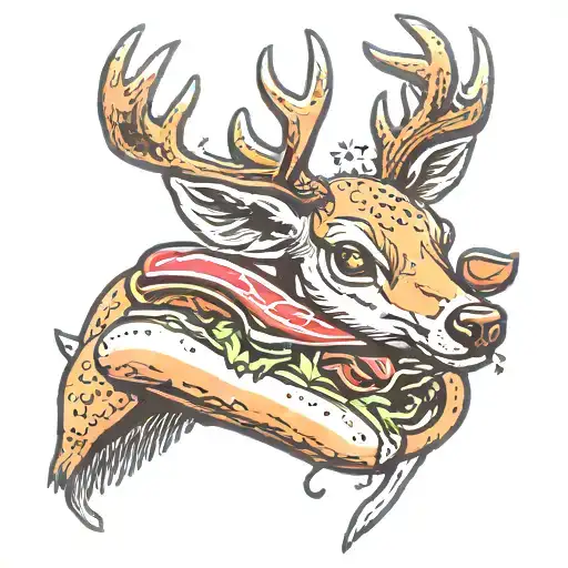 Deer And Hotdog