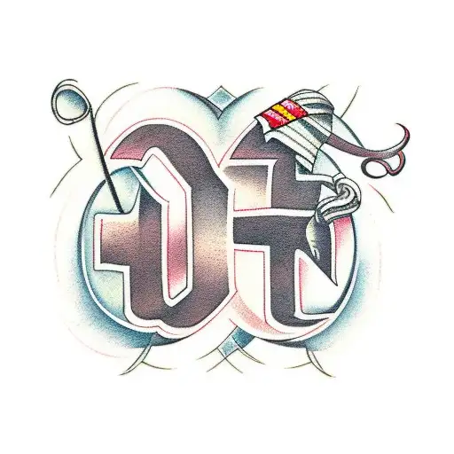 The Numbers 069 In Old German Script