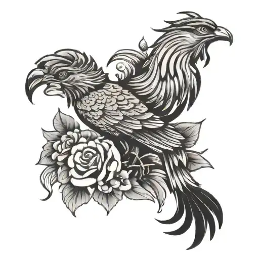 Phoenix With The Number 57