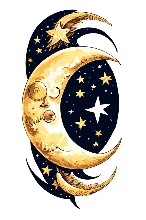 Moon And Stars